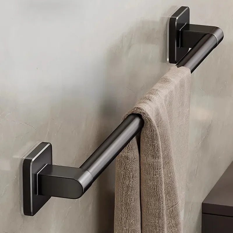 Porte - serviettes sans perçage – fixation adhésive avec ventouses puissantes - Focett