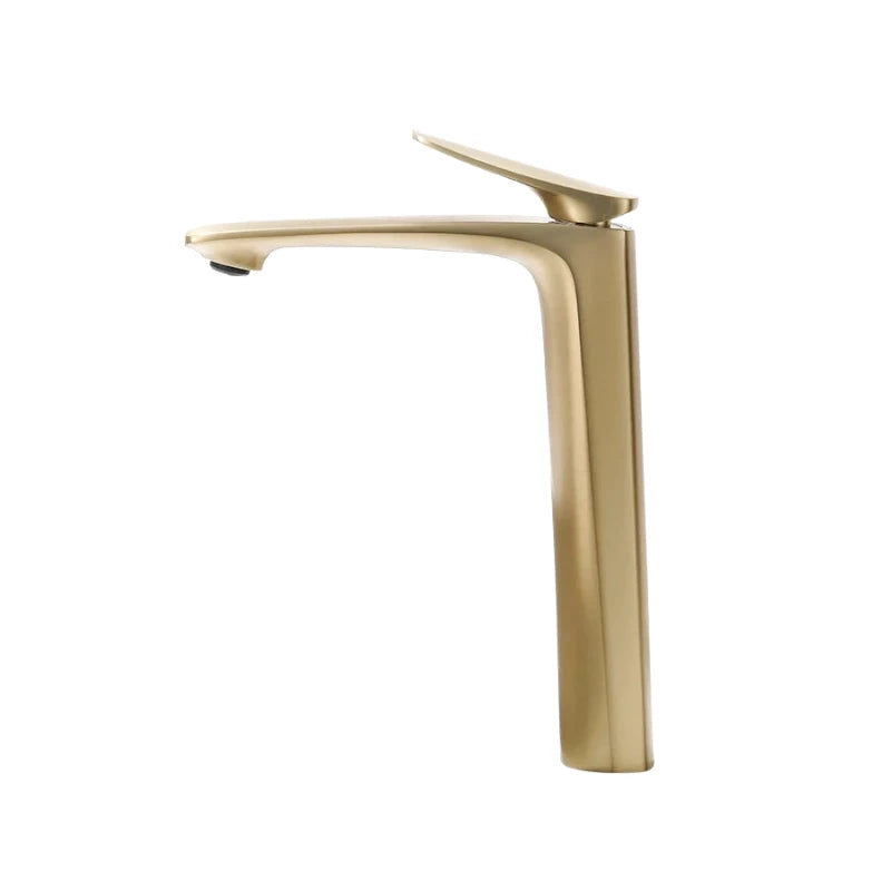 Mitigeur haut salle de bain gris brossé design – ergonomie optimale, résistance durable et style élégant - Focett